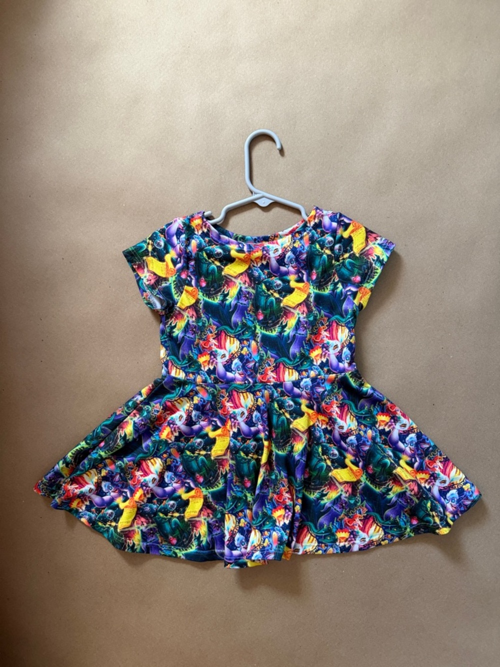 Disney Ursula and Ariel peplum dress/top